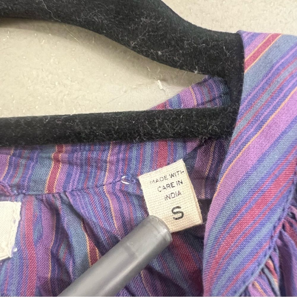 Doen Joan Dress Purple Isla Stripe - Picture 5 of 10